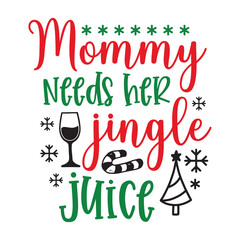 Funny Wine Christmas SVG cut file t-shirt design