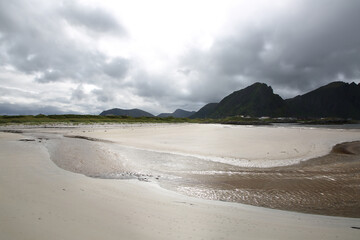 Fototapeta na wymiar Andenes Landschaft, Norwegen