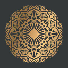 Ornamental luxury mandala pattern background.
