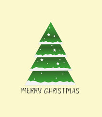 Christmas tree with star on top
green and white minimalistic illustration with beige background
painting
december celebration
Santa Claus
love peace friendship humanity faith