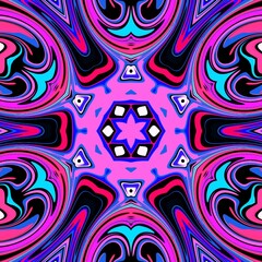 Background psychedelic illustration abstract