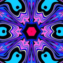 Background psychedelic illustration abstract