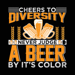 BEER T SHIRT DESIGN VECTOR