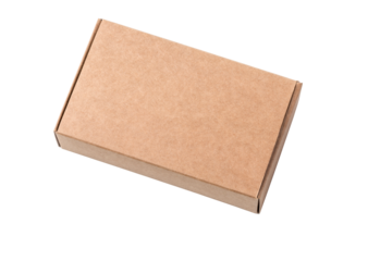 brown boxes  on transparent background,
