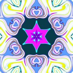 Illustration psychedelic background