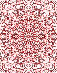 floral ornamental red vector  background  