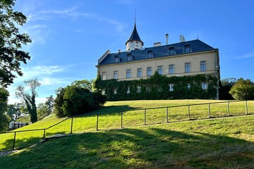 Fototapeta premium Radun empire style castle in the Opava region