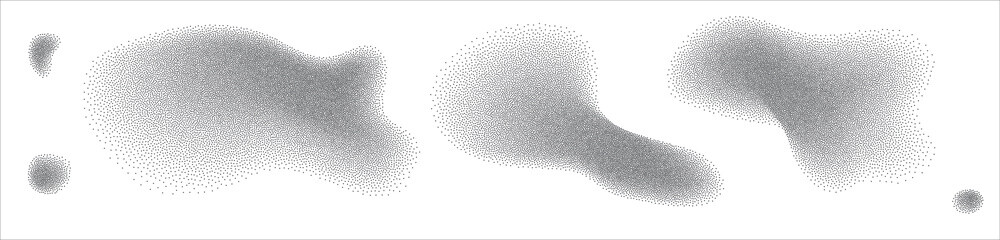 Liquid Halftone Shapes or Organic Bubbles