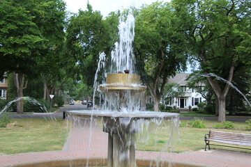 Flow Of The Fountain, Alexander Circle, Edmonton, Alberta