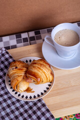 coffee and croissant