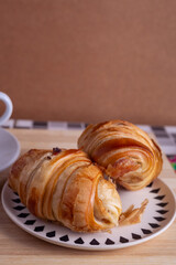 coffee and croissant