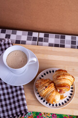coffee and croissant