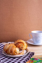 coffee and croissant
