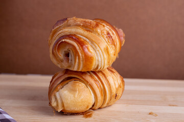 croissant on the table