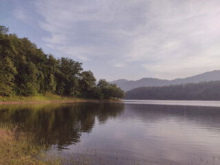 lake in the mountains