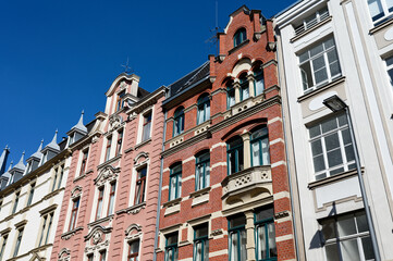 Obraz premium Historicist architecture from the end of the 19th century in the old town of cologne