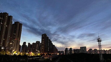 Fototapeta premium city skyline