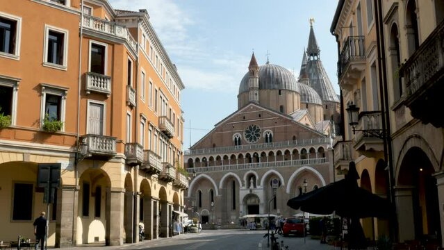 Padua, Italy, view of the Basilica of Saint Anthony main church
