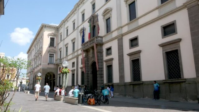 Padua, Italy, the main facade of the Univerity