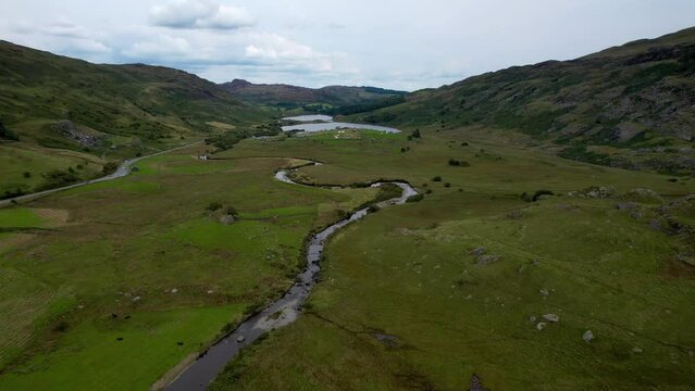 Garth Camp, Llynnau Mymbyr, road to Snowdon, Snowdonia, Wales