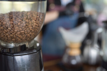 coffee maker and cup