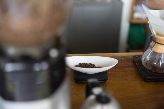 Ground coffee