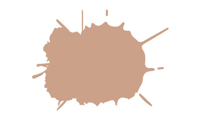 brown color splash