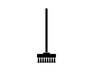 Cleaning Brush Clip Art Icon