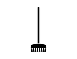 Cleaning Brush Clip Art Icon
