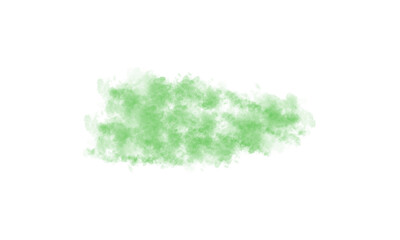 Fototapeta na wymiar green color smoke