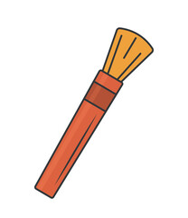 Cosmetic brush icon