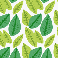 seamless pattern with leaves