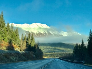 mountain road in the mountains
