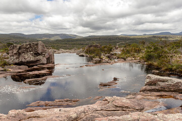lake in the city of Mucuge, State of Bahia, Brazil