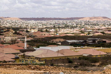 Aerial view of Hargeisa, capital of Somaliland