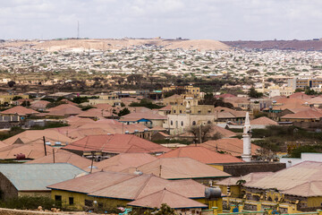 Aerial view of Hargeisa, capital of Somaliland