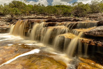 waterfall in the town of Mucuge, State of Bahia, Brazil