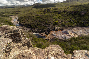 natural landscape in the city of Mucugê, State of Bahia, Brazil
