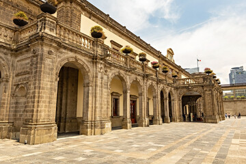 Fototapeta na wymiar Mexico Castillo de Chapultepec in Mexico City