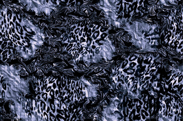 abstract seamless  animal skin pattern vector	