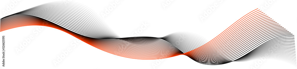 Poster colorful abstract line geometric and wireframe design element