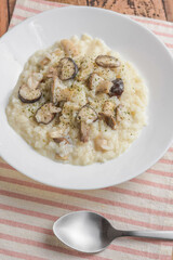 キノコのリゾット