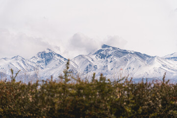 Fototapeta premium snow covered mountains
