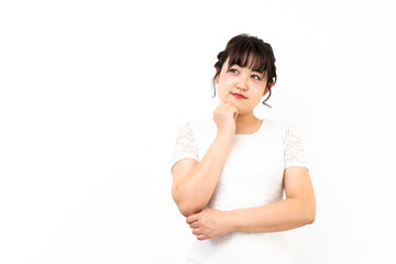 疑問を感じる女性