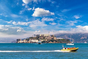 Alcatraz prison Island in San Francisco
