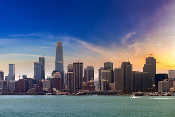 Fototapeta na wymiar Cityscape of San Francisco, California