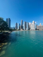 Obraz premium chicago skyline