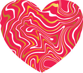 Heart vector illustration. Heart image  or clip art.