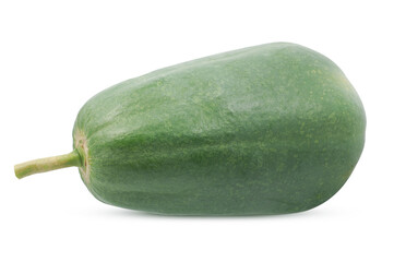 Papaya fruit isolated on white background