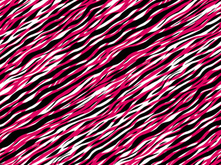 Seamless slanting pattern. Wave print.